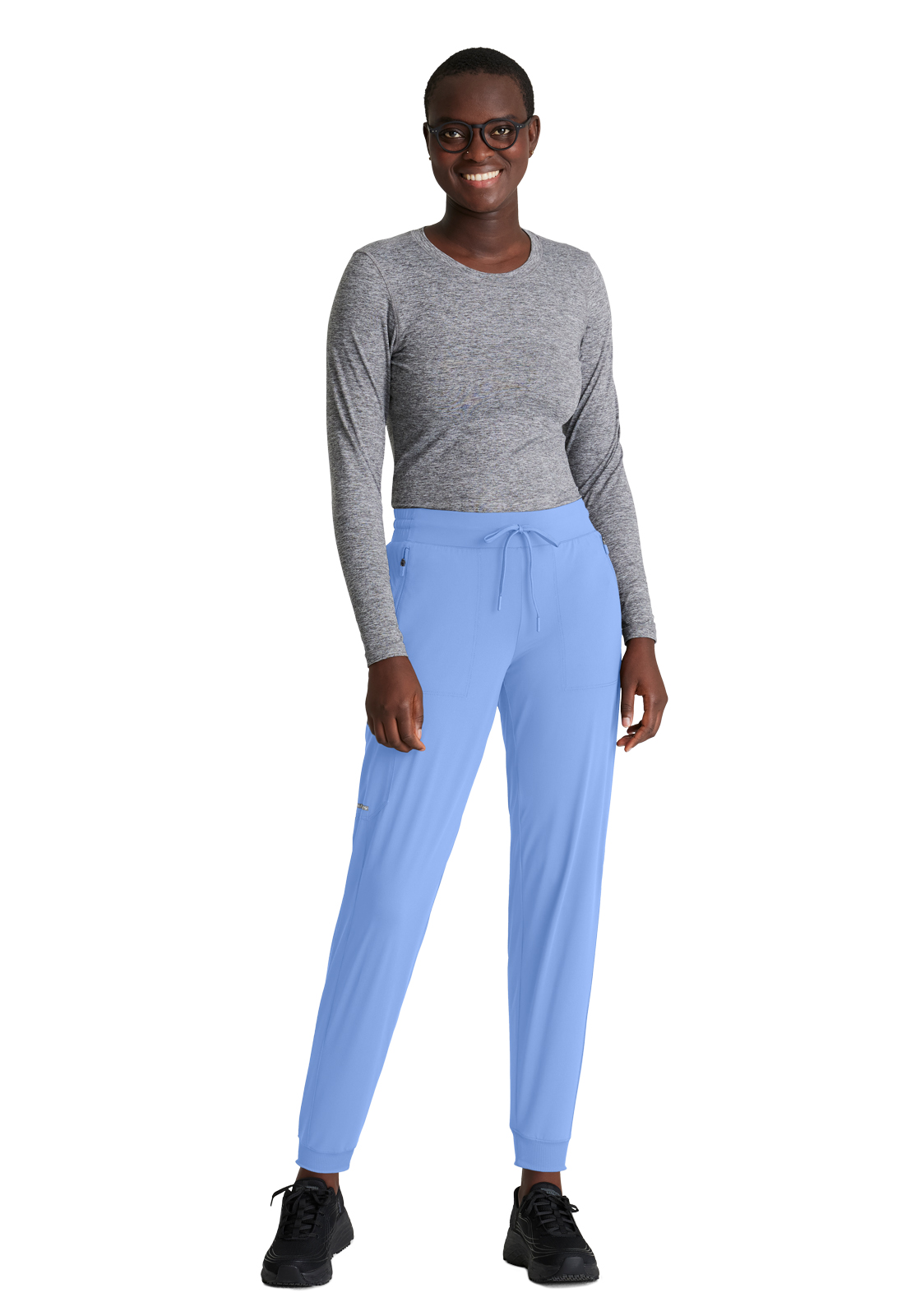 Skechers Slip-Ins - Women's Five-Pocket Ribbed Cuff Pace Jogger Scrub Pant 31