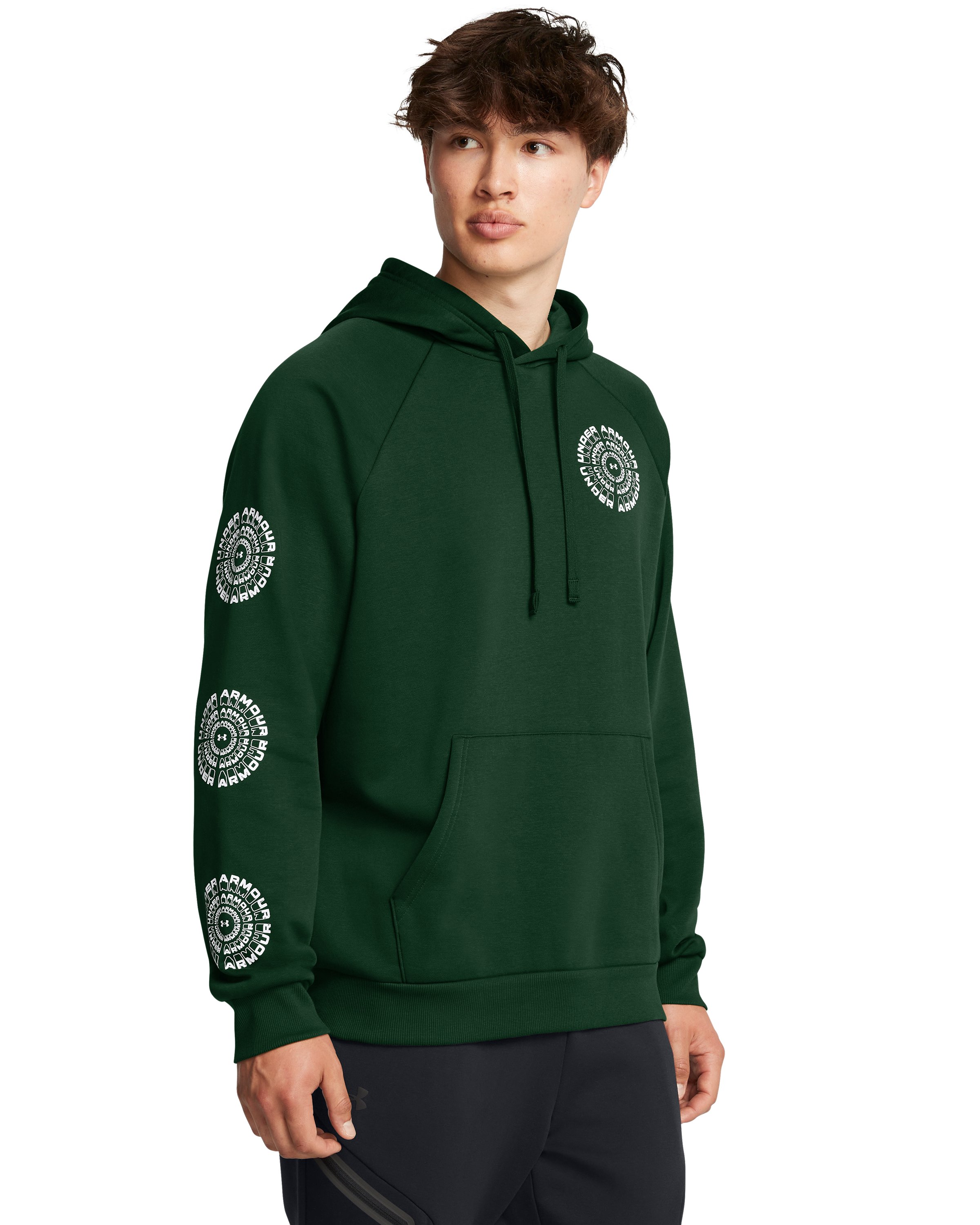 UA Rival Fleece High Brand Read Men's Hoodie 4