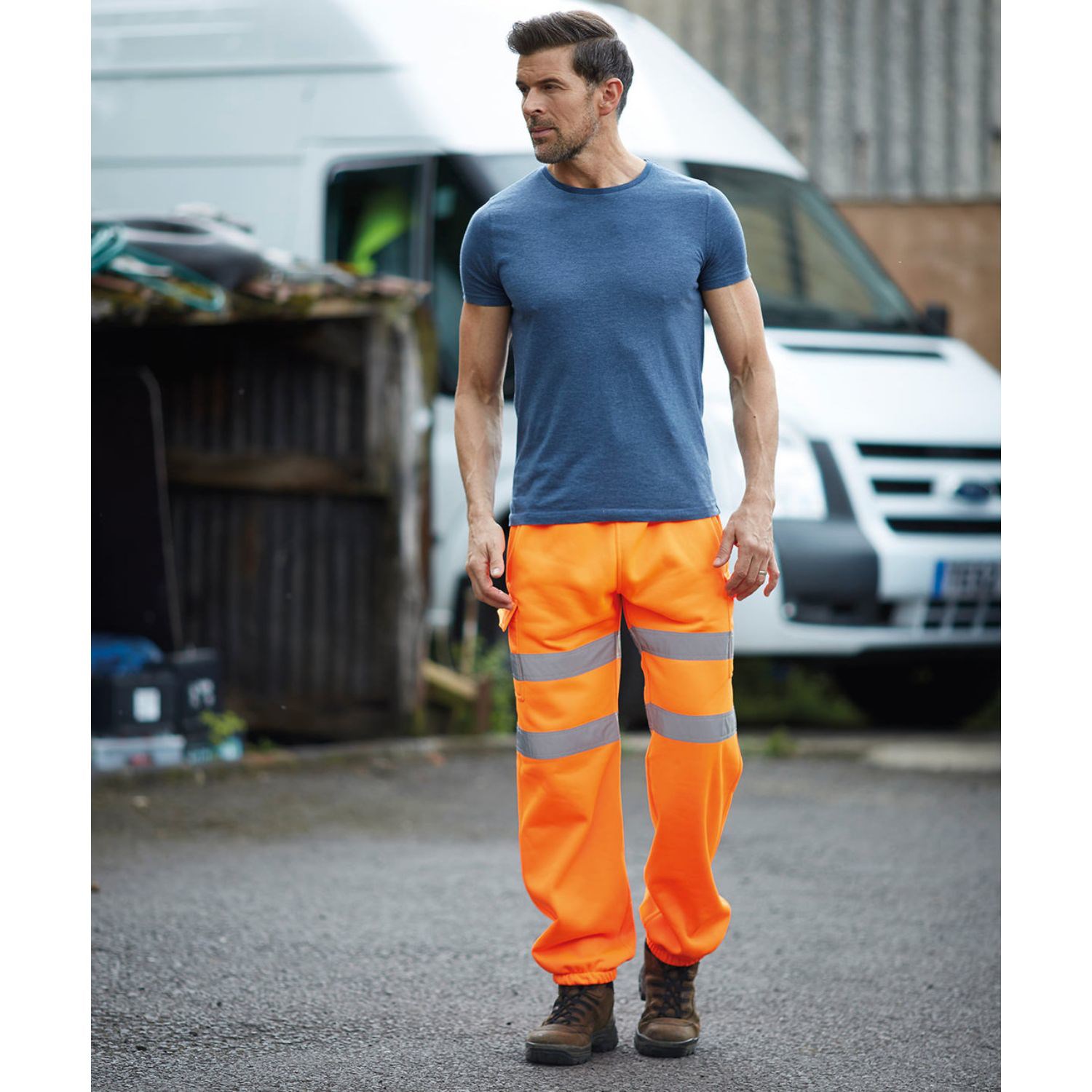 Sweatpants Class 3 High Vis Reflective Safety Workwear Joggers 2