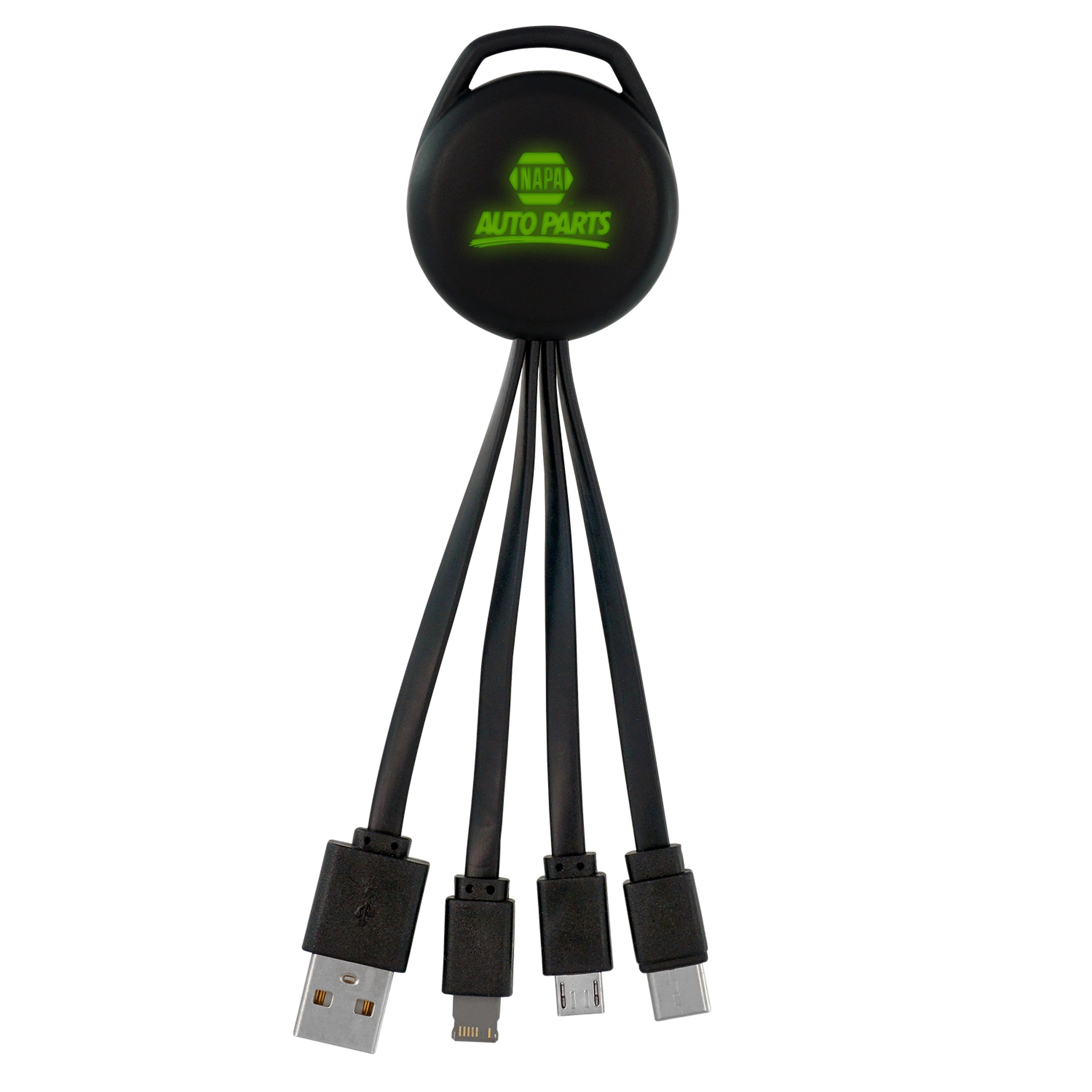 COLOR LIGHT UP VIVID 3-IN-1 CHARGING CABLE 12