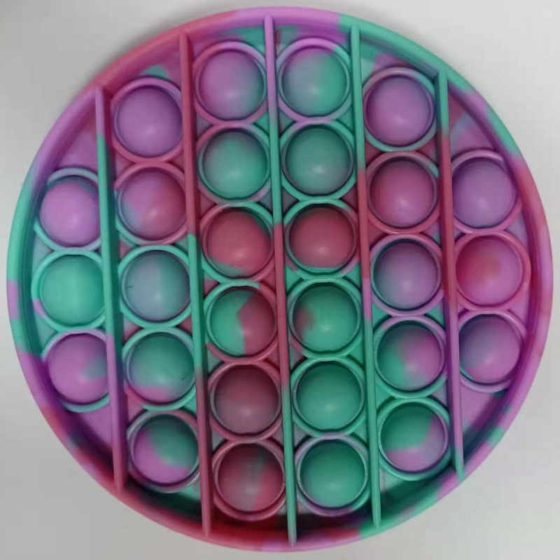 Round Camo Push Pop Bubble Sensory Toy 6