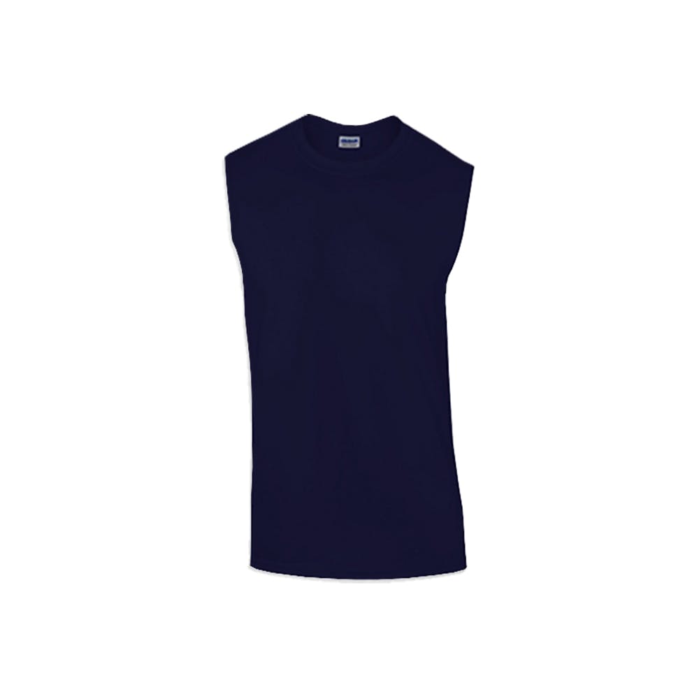 Gildan Sleeveless T-Shirts - Navy 2X 1