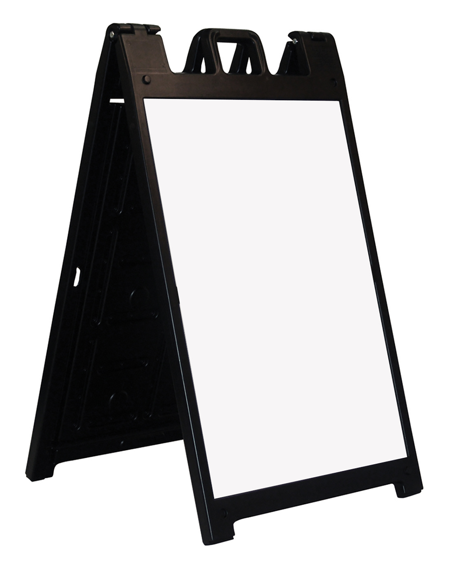 Black Standard Sandwich Board Display w/ 2 Sided Graphic 1