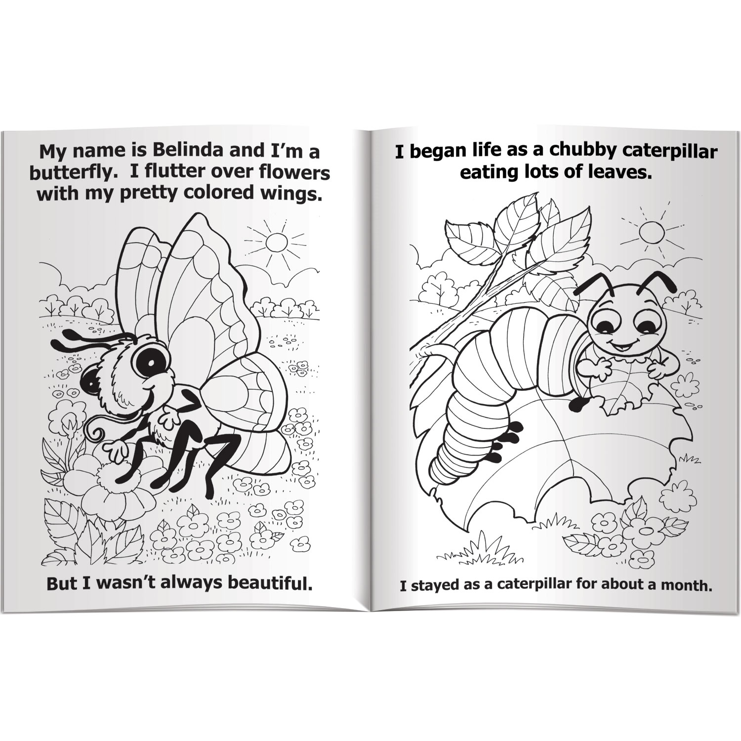 Combo Pack - CB1059 Coloring Book & 4-Pack of Crayons in a Poly Bag 4