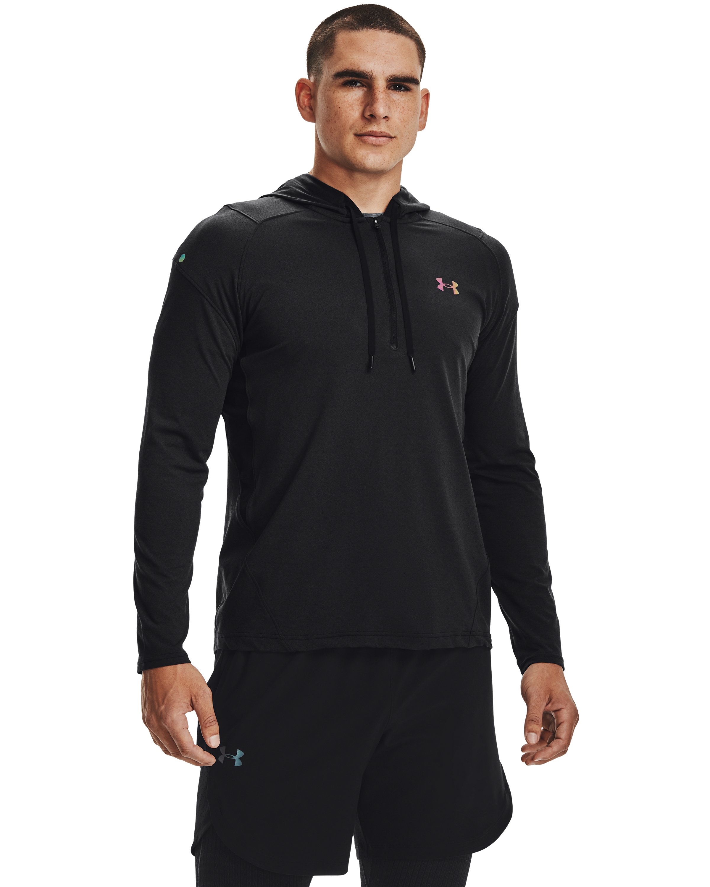 Men's UA RUSH Zip Hoodie, custom hoodie or sweatshirt with logo imprint 2