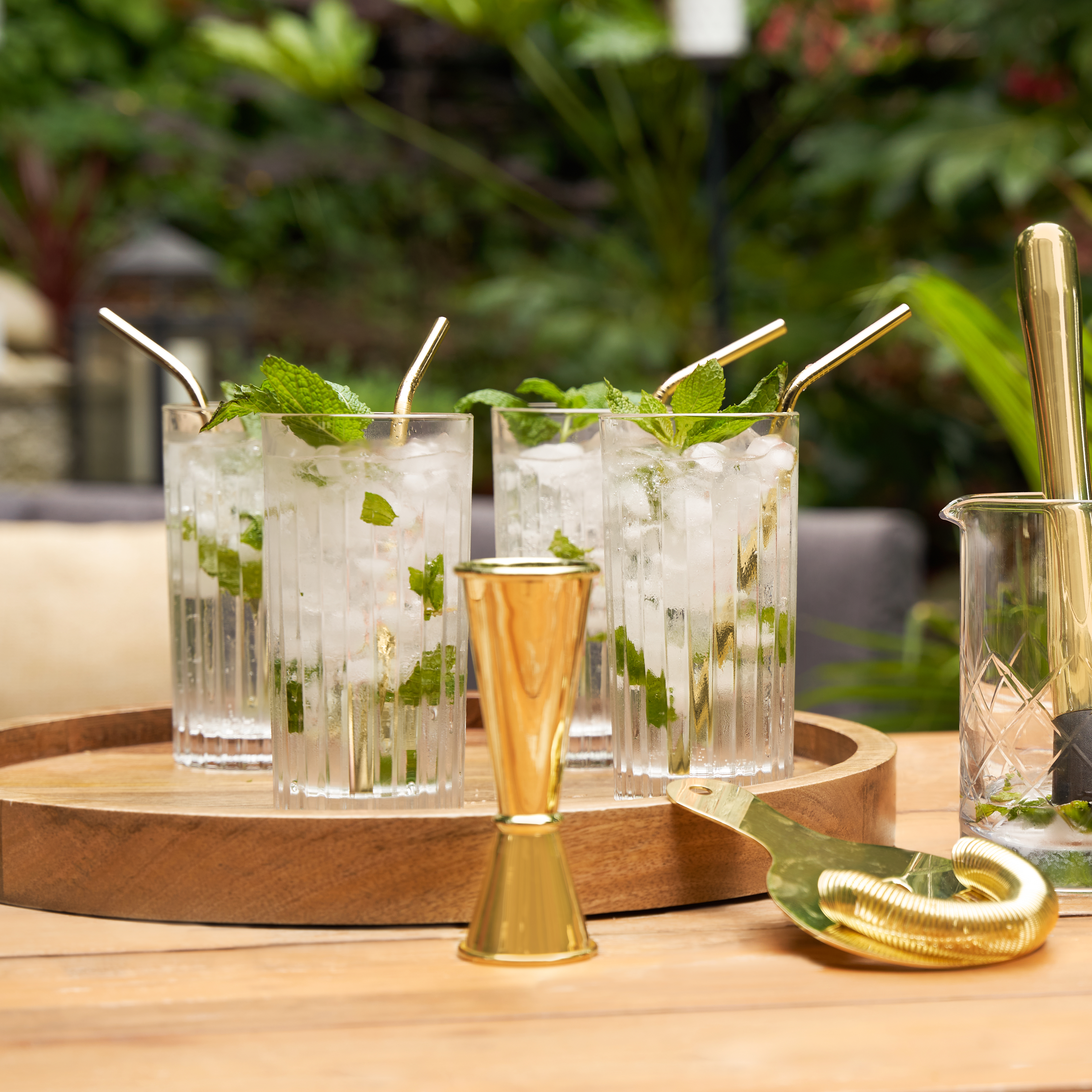 Viski® Reserve Milo Crystal Highball Glass, set of 4 4