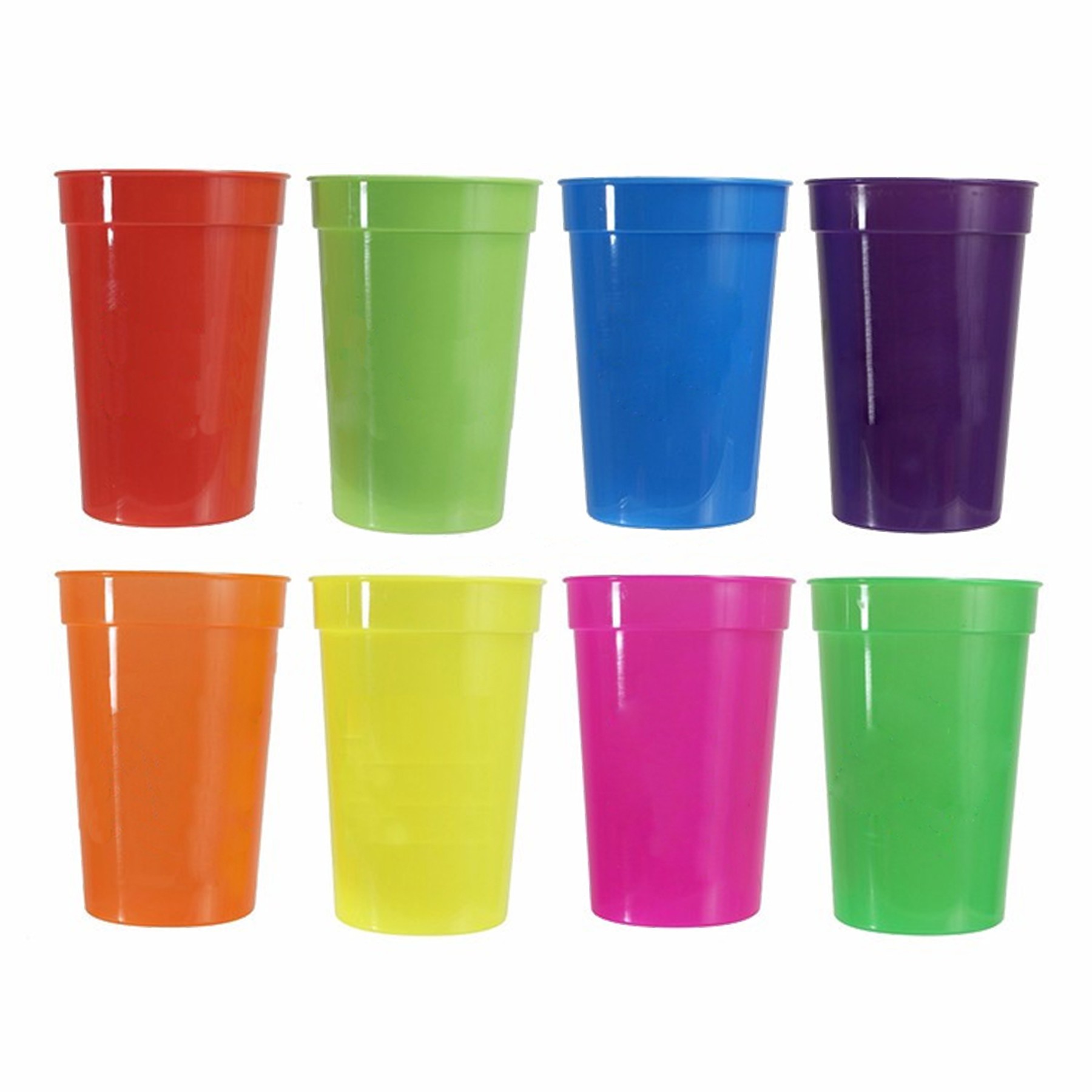 22 Oz Reusable Plastic Stadium Cup 2