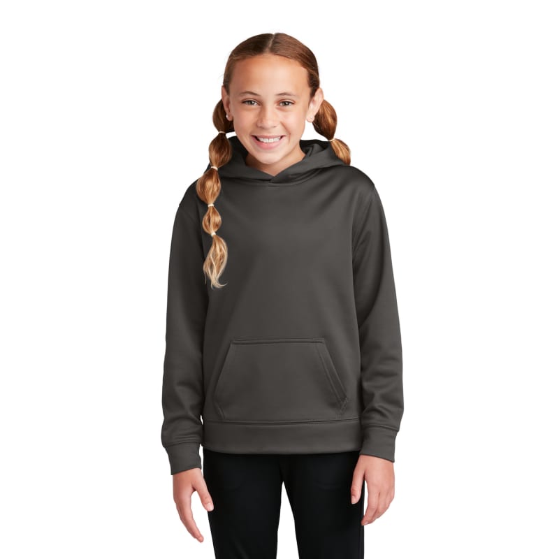 Sport-Tek Youth Sport-Wick Fleece Hooded Pullover. 6