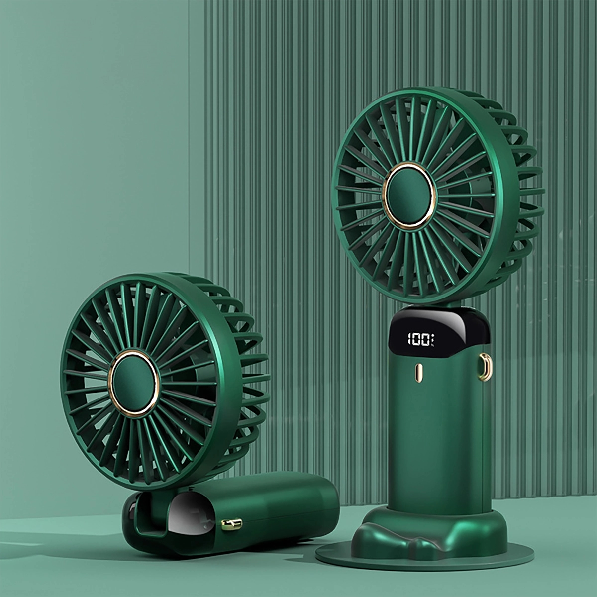 Led Digital Display Handheld Fan 2