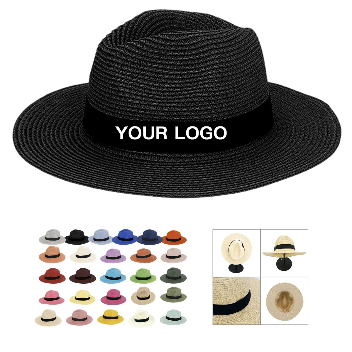 Breathable Woven Straw Hat for Sun Protection and Comfort 6