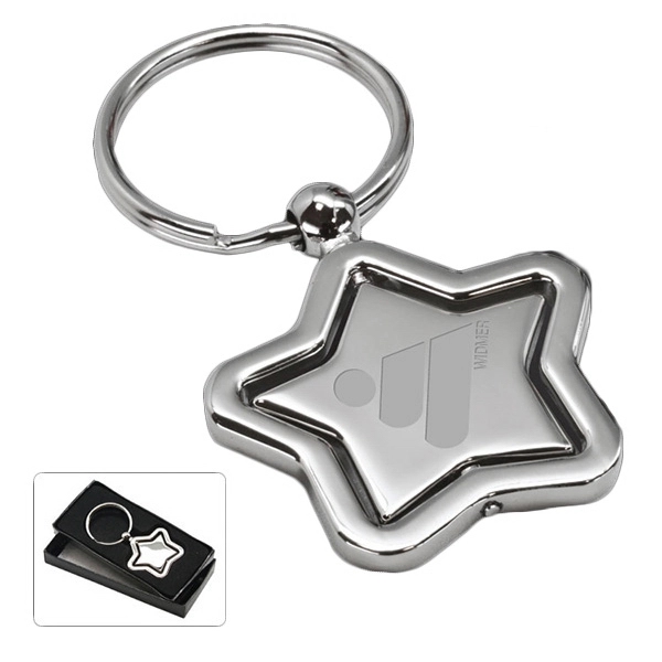 Vanderbilt Revolving Star Key Tag 1