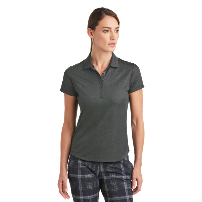 Nike Ladies Dri-FIT Crosshatch Polo. 2