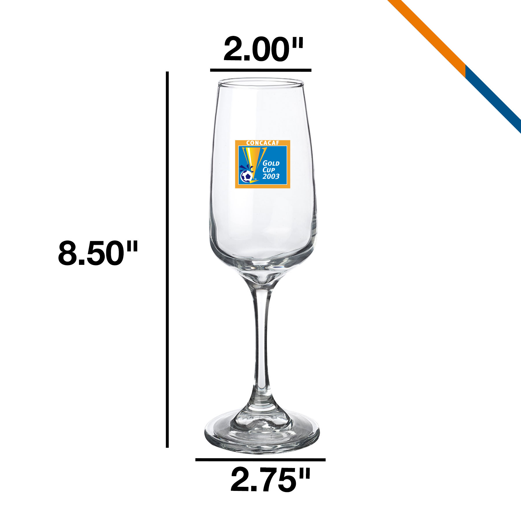 Elegant Champagne Flutes - 7 OZ. 6