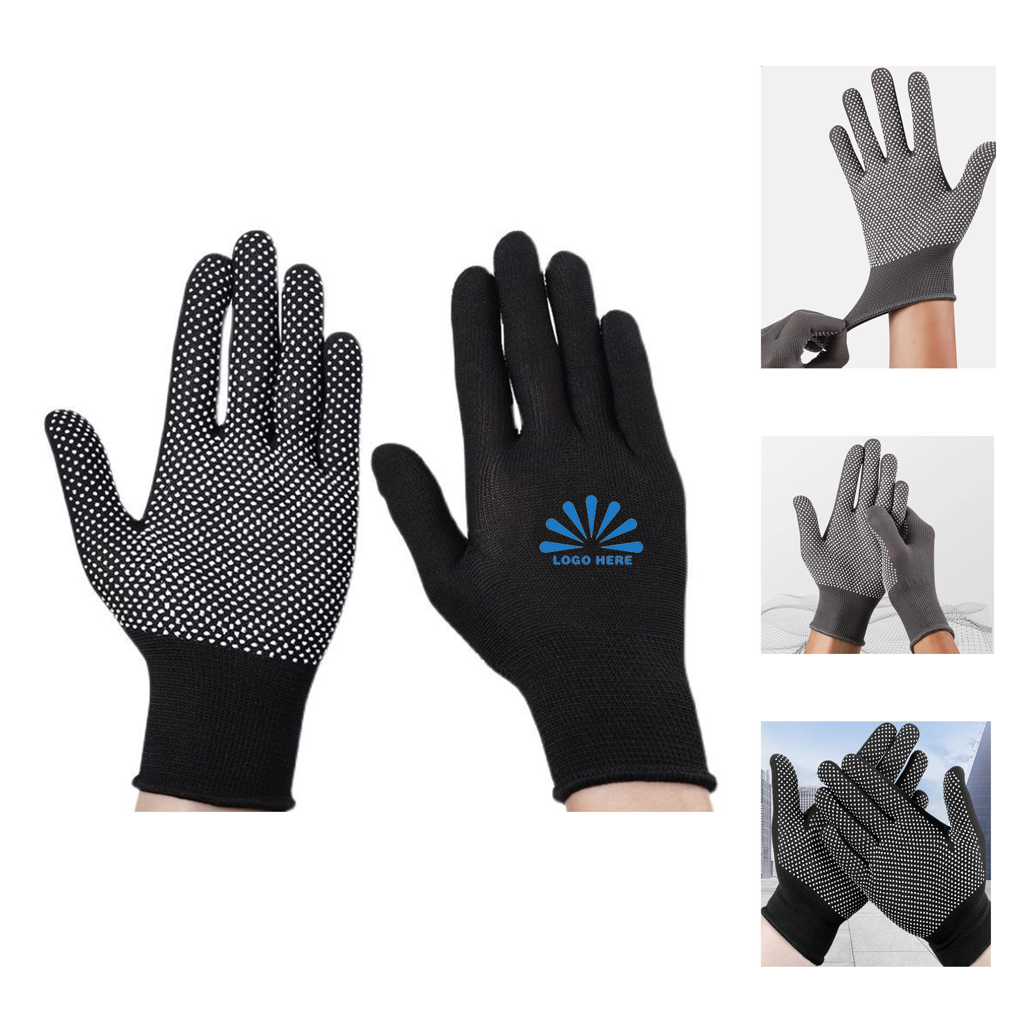 Nylon Anti-slip Dispensing Labor Protection Gloves 1