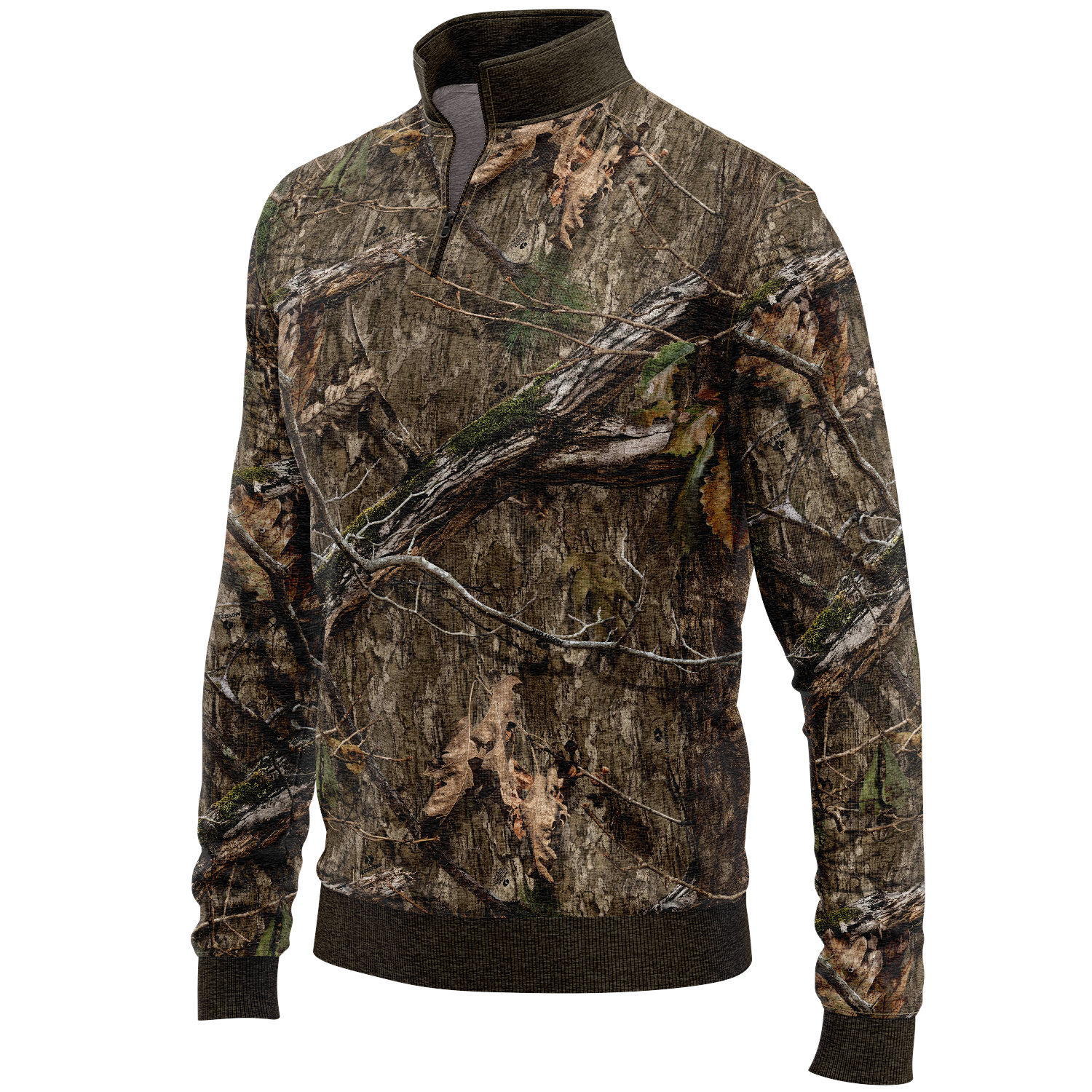 235 GSM Polar fleece men's hunting quarter zip Sweatshirt 3