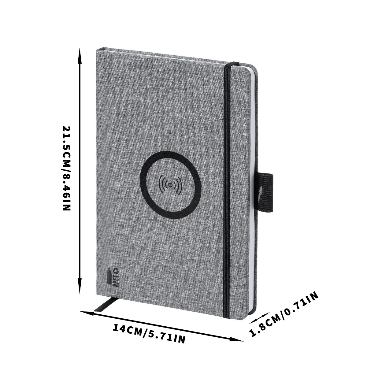 A5 Executive Notebook with Wireless Charging Cover 2