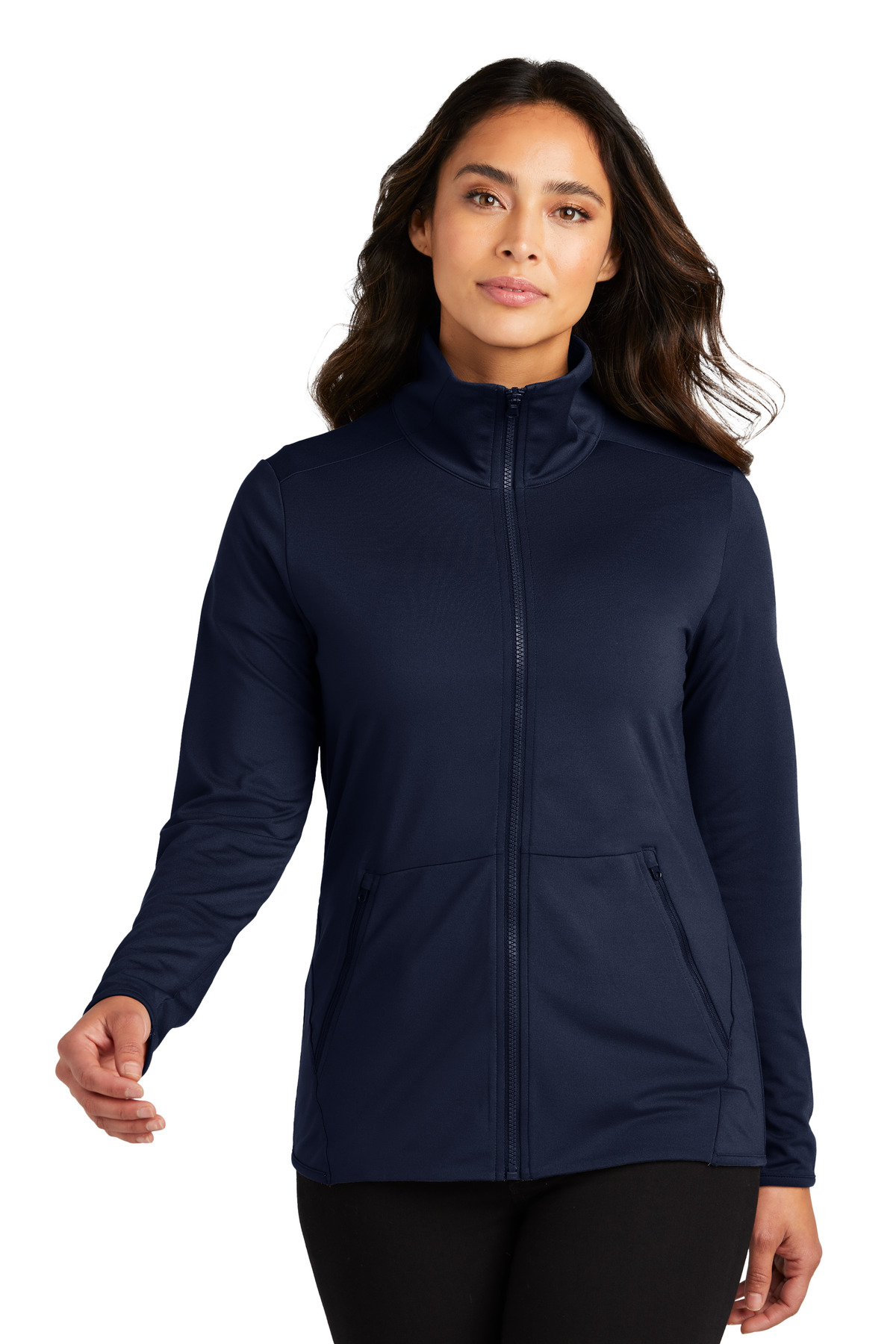 Port Authority Women's Accord Stretch Fleece Full-Zip LK595 9