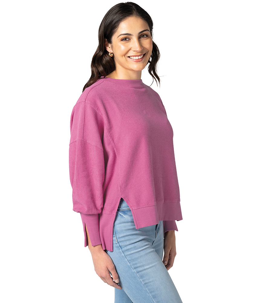 Women's Camden Spliced Crew Neck Sweatshirt 15