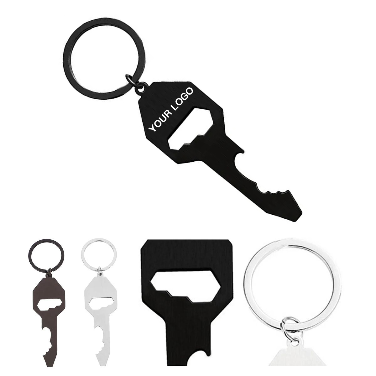 Stainless Steel Bottle Opener Keychain 2