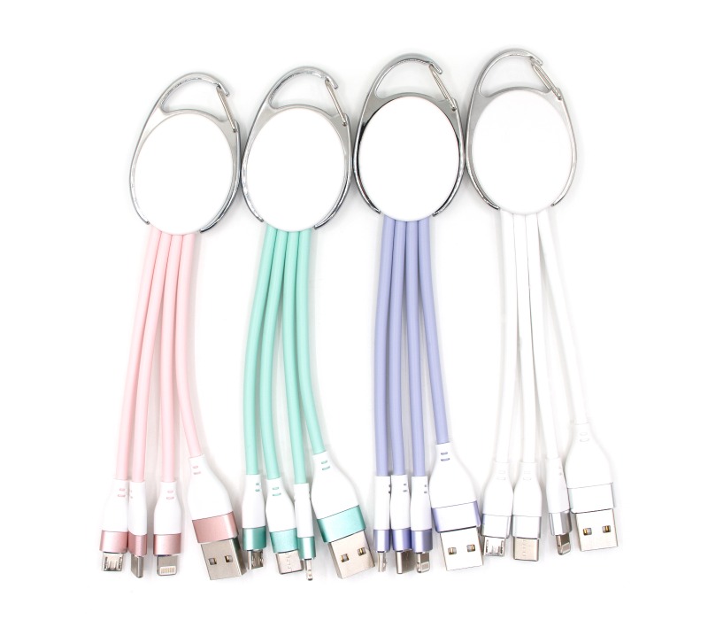 3-in-1 Keychain Charging Cable 1