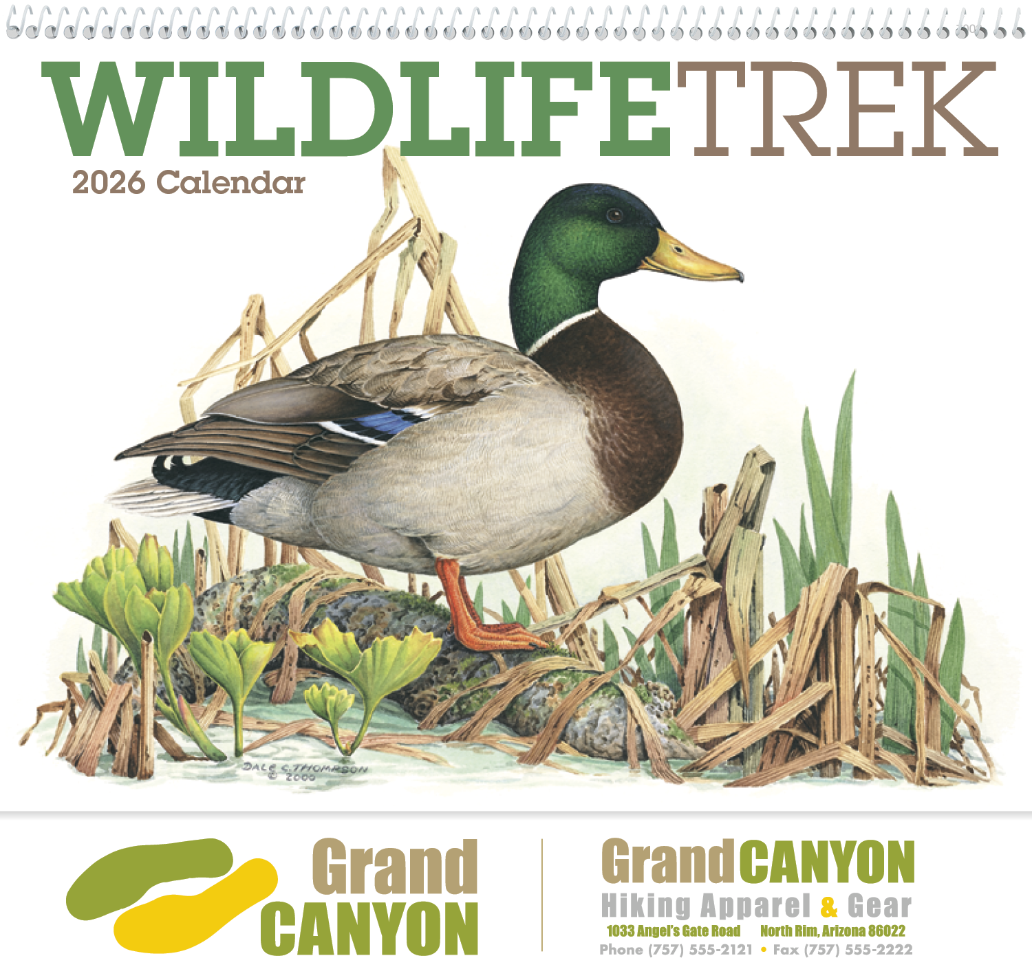 Good Value™ Wildlife Trek - Spiral Calendar 3