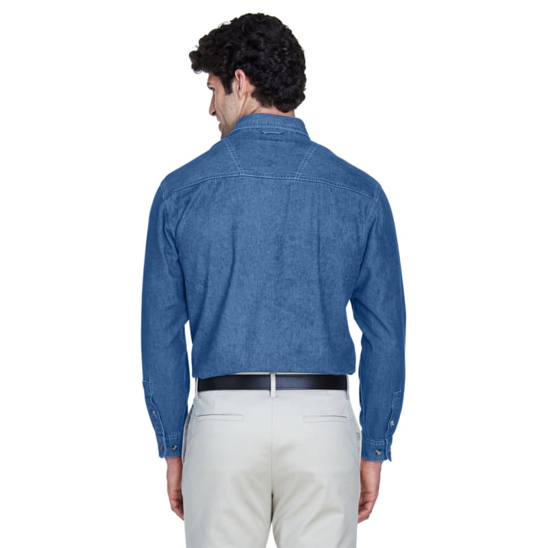 UltraClub Men's Cypress Denim With Pocket 2