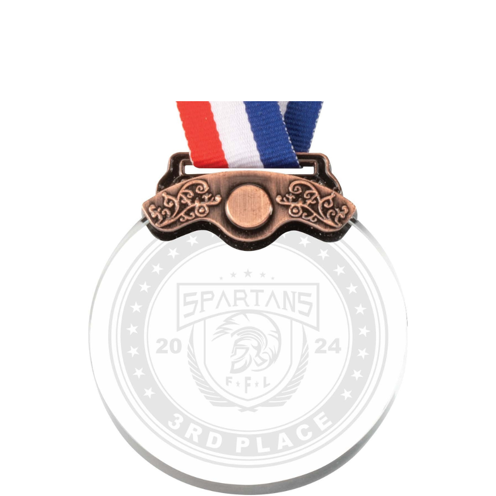 2.75" Glass Medallions 3