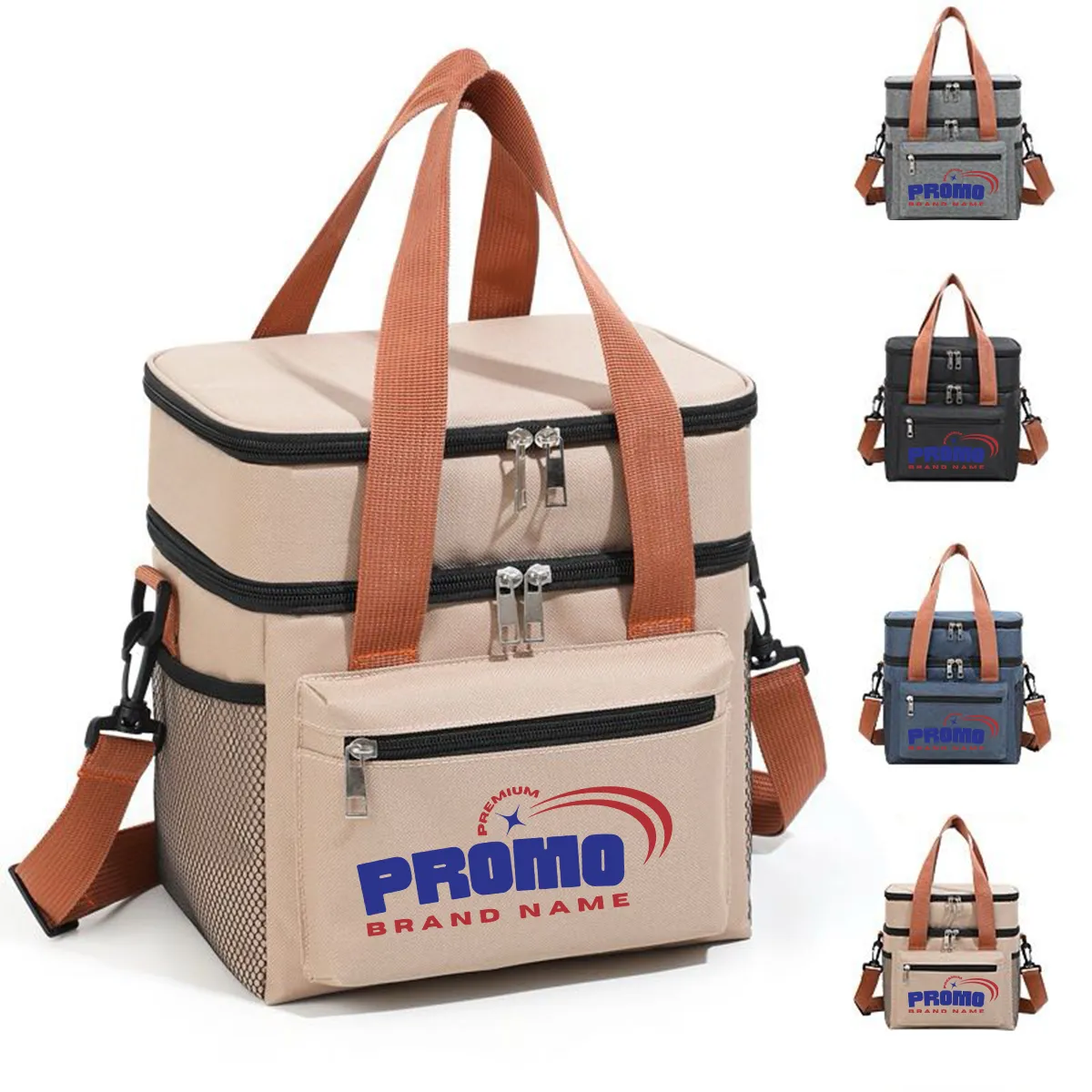 12L Double Insulated Lunch Bag Cooler Picnic Box 1