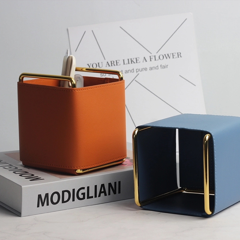 Leather multifunctional storage box 9