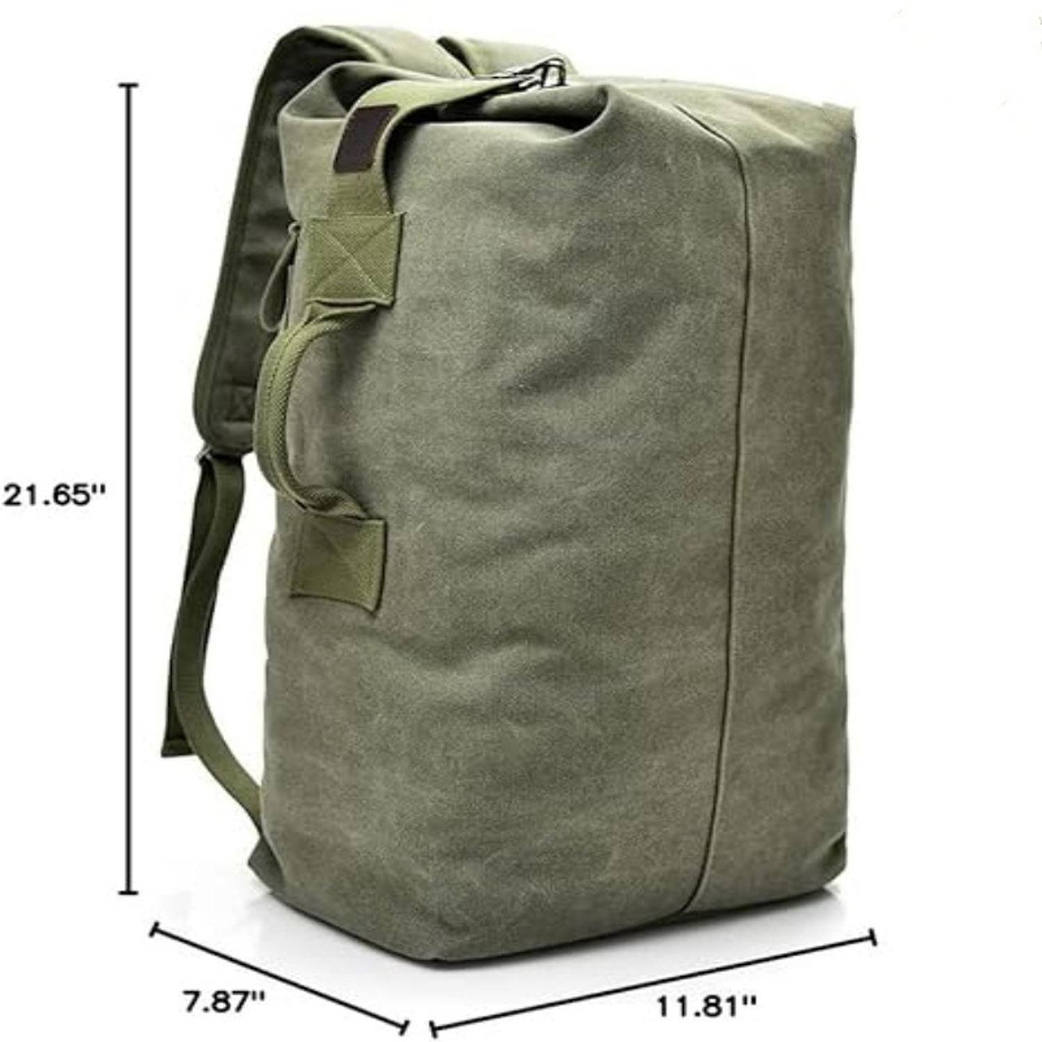 Multifunction Large Capacity Canvas Hiking Backpack 7