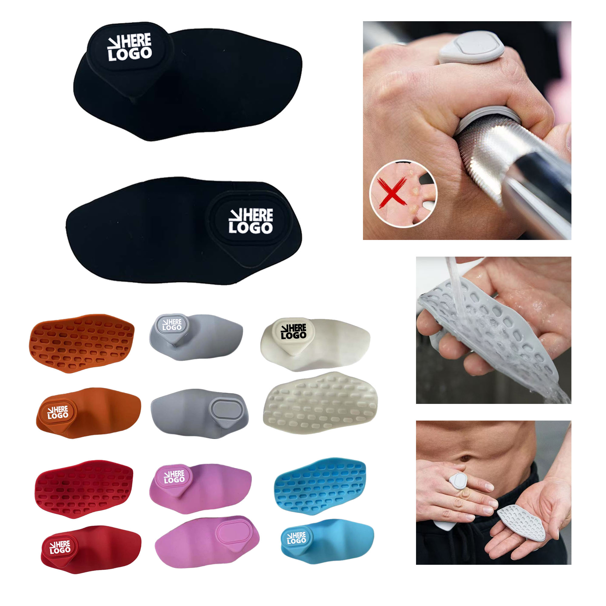 Use Silicone Anti-Slip Hand Guards For Weightlifting 2