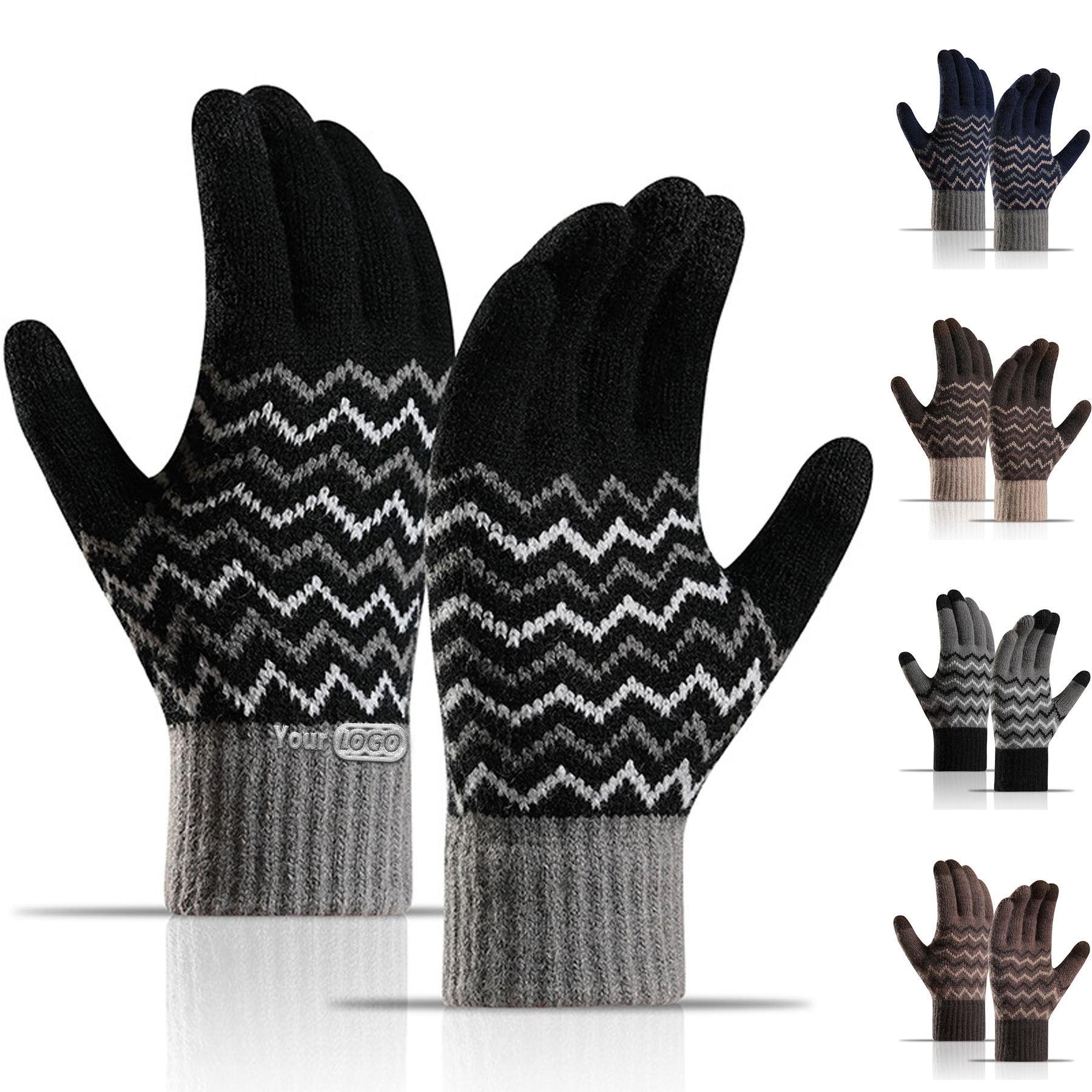Men's Fleece-Lined Winter Gloves 7