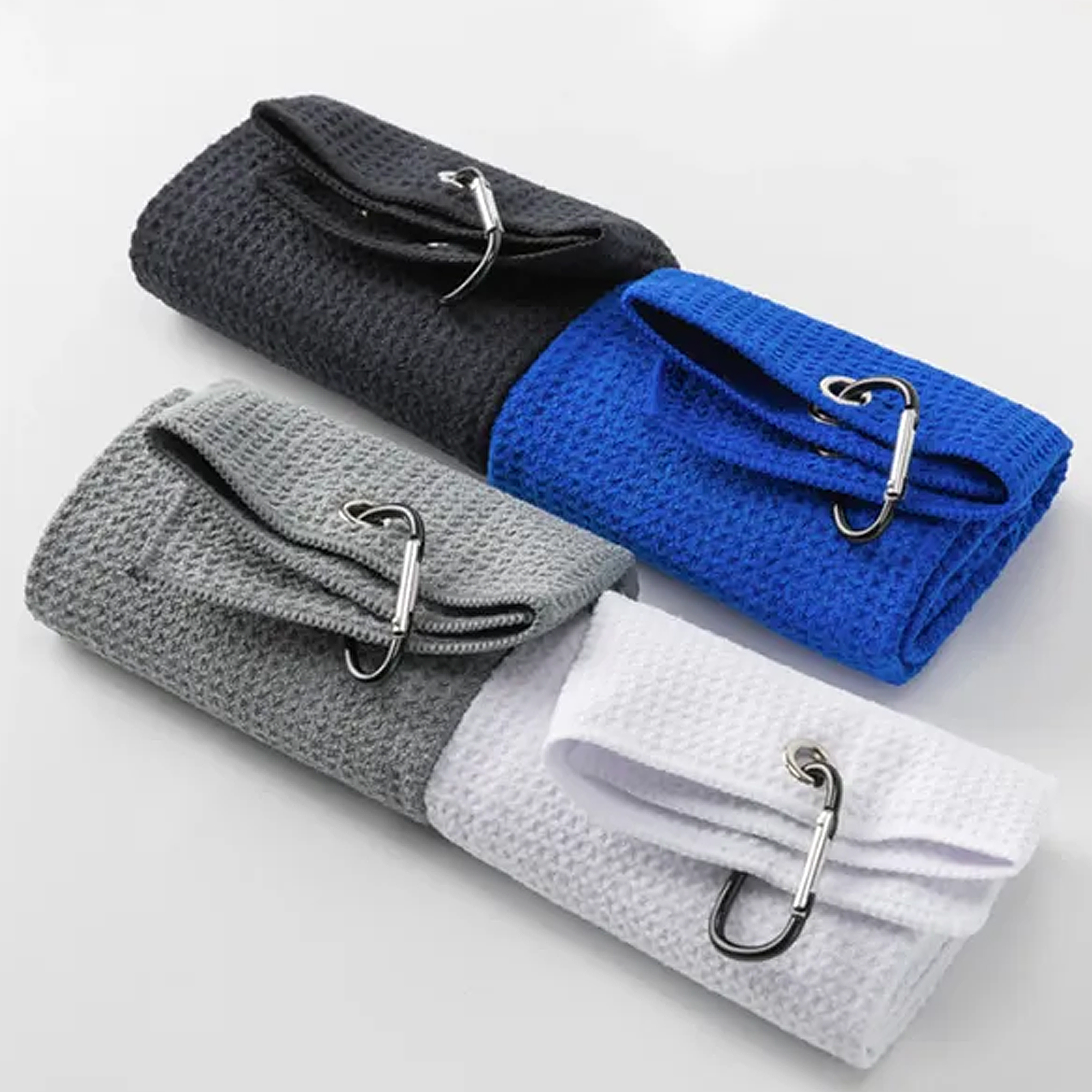 Custom Golf Towel with Carabiner Hook 2