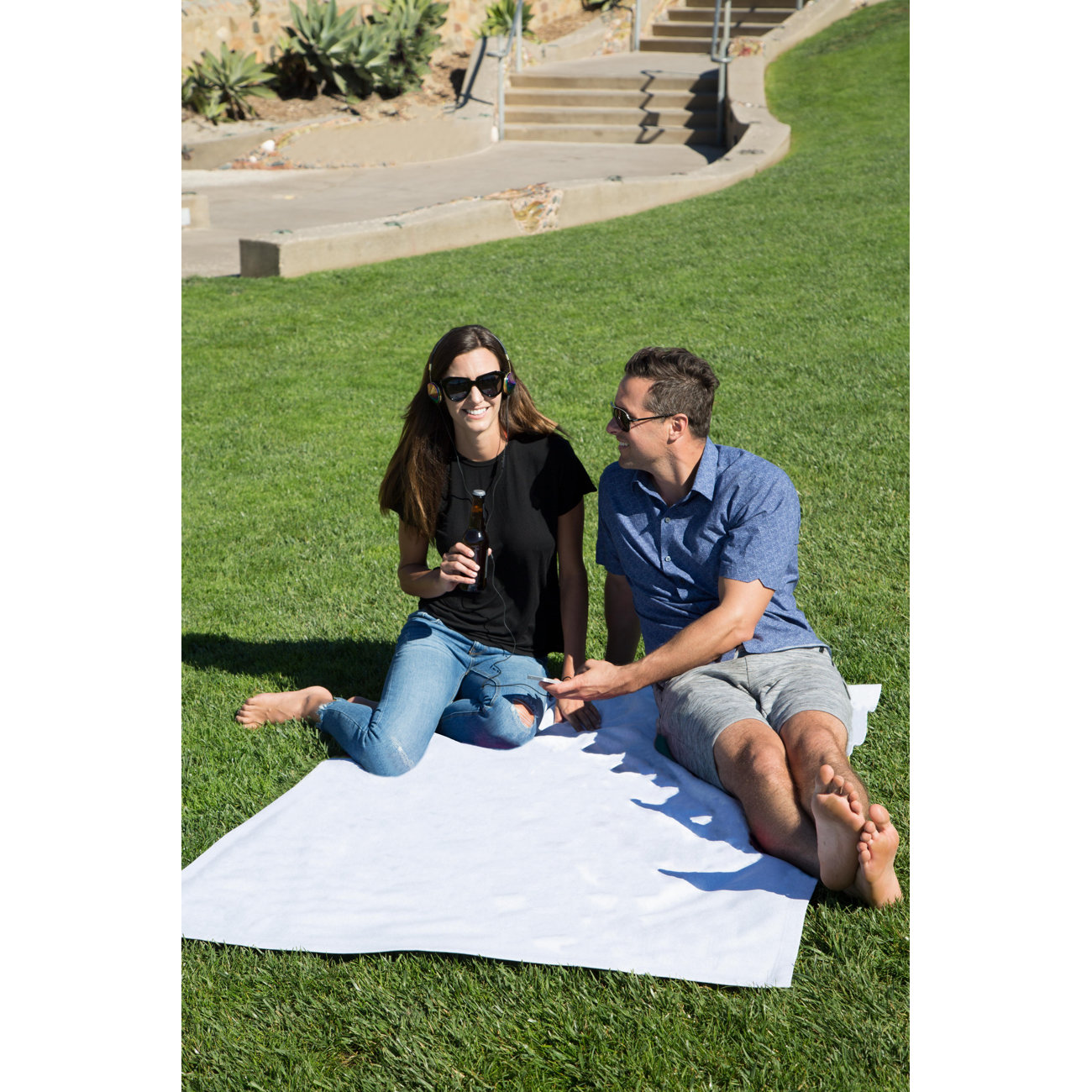 Heather Gray Sweatshirt Blanket 5