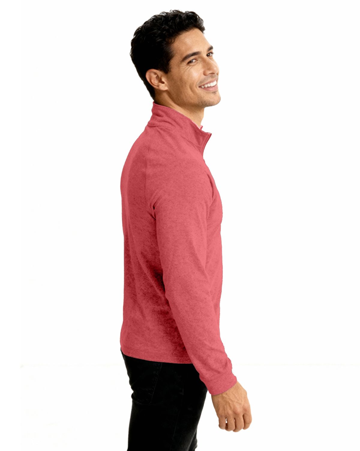 Clique Dash Recycled Mens Quarter Zip Sweatshirt 30