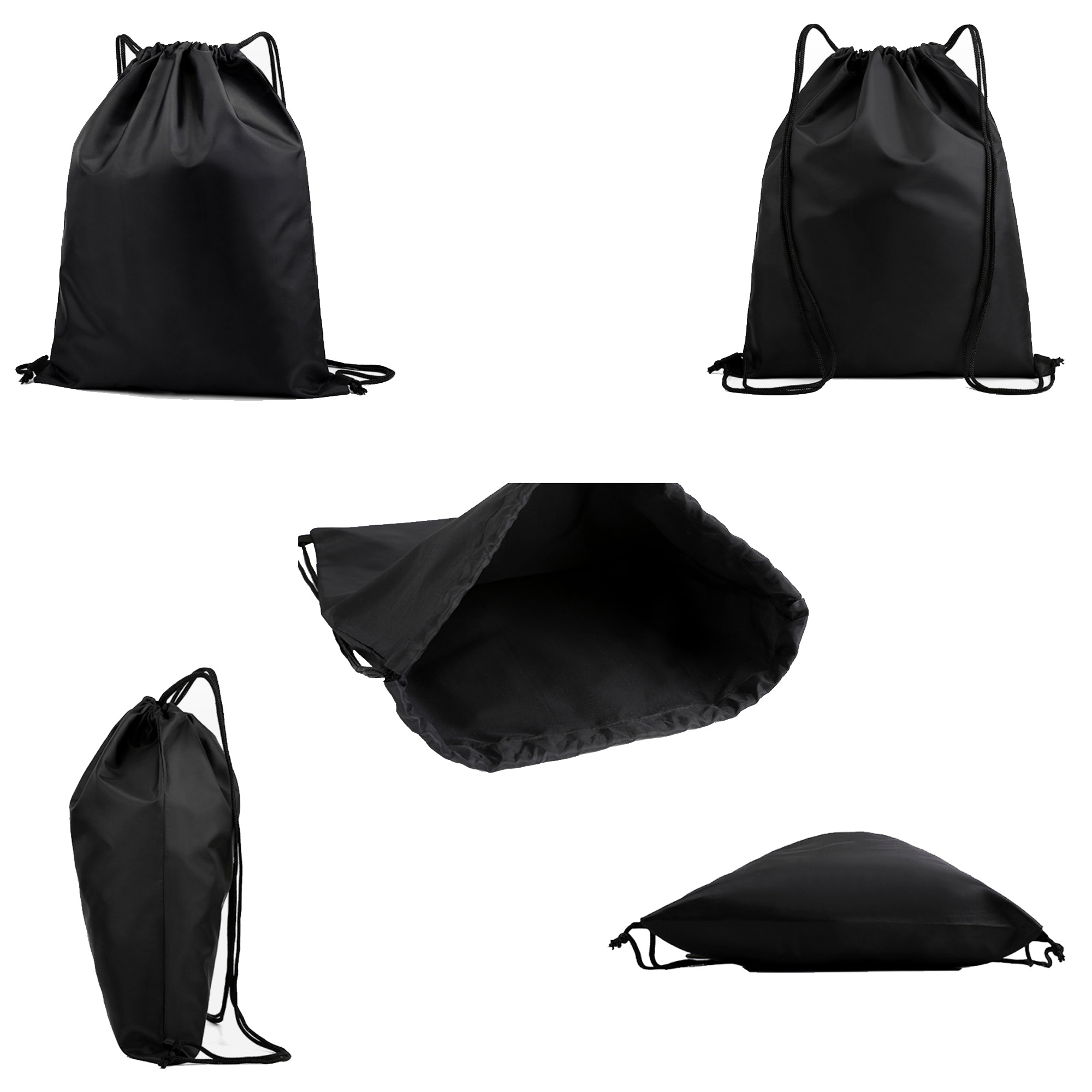 Solid Color Drawstring Backpack For Basketball 2