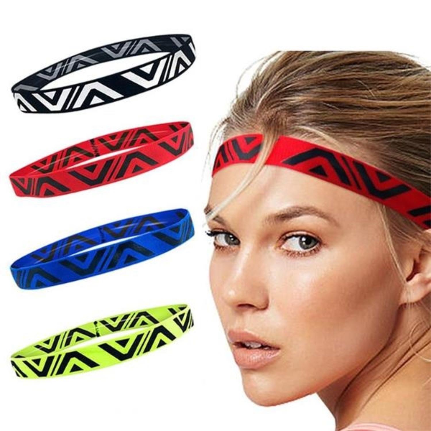 HEADBANDS 1 INCH DYE SUBLIMATION STRETCHY FULL COLOR BOTH SIDES 2