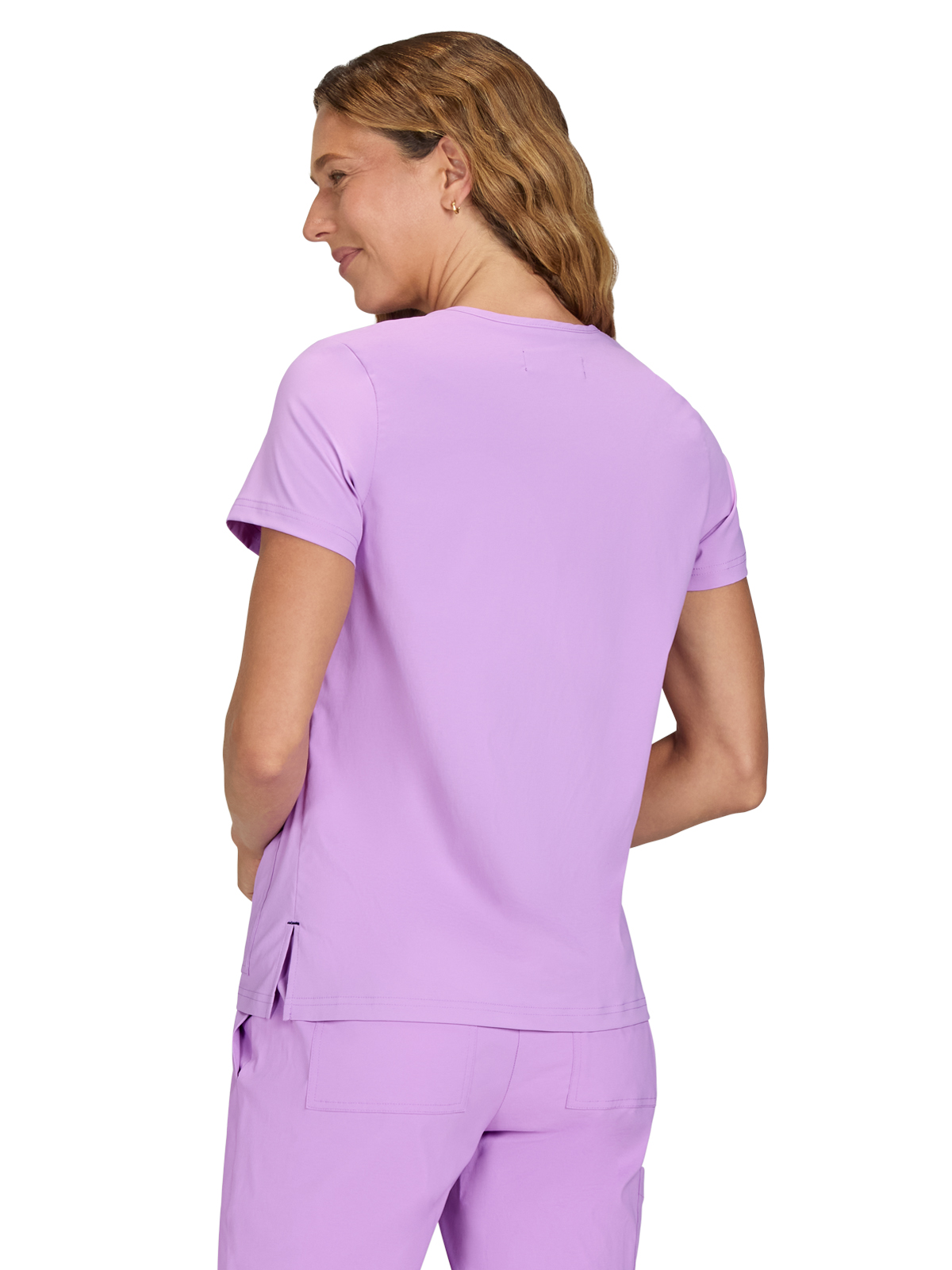 koi - Basics - Women's Four-Pocket Stretch V-Neck Becca Top 102