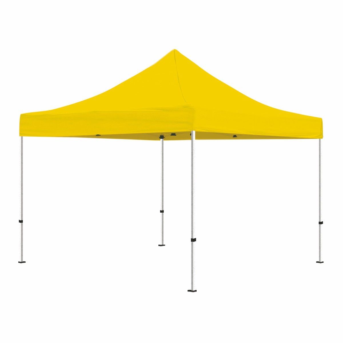 Square Pop Up Tent Unimprinted, Yellow Tent,10' x10' 2