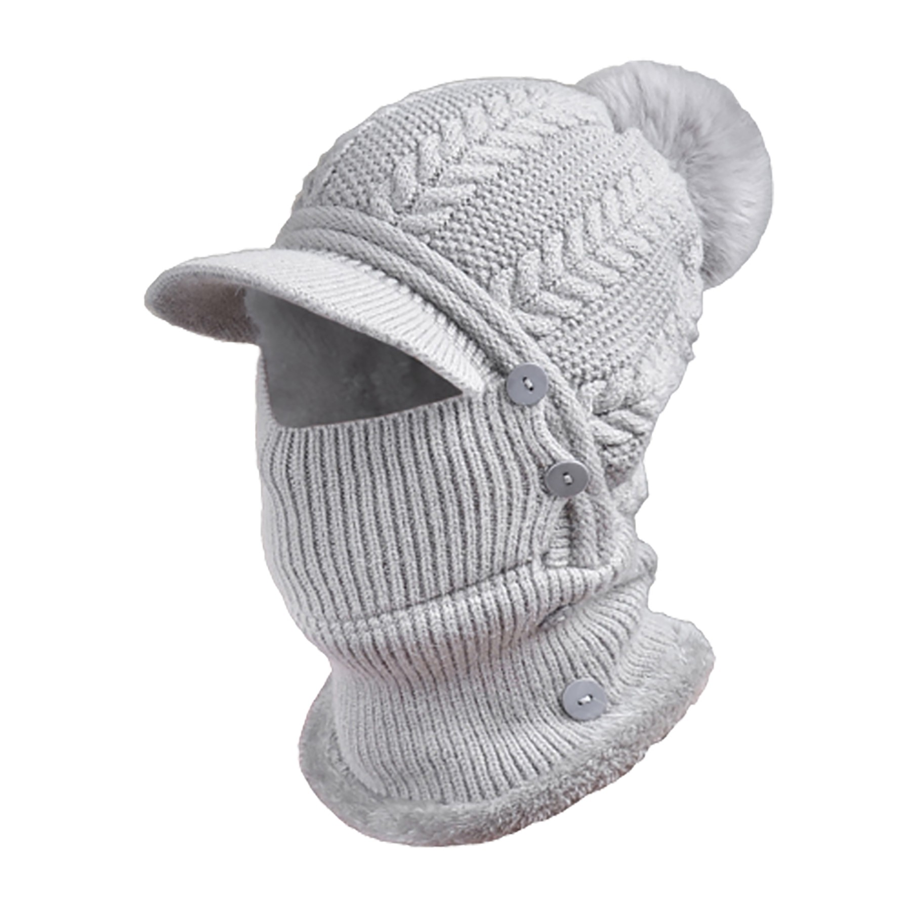 Women Hat Scarf Mask 2