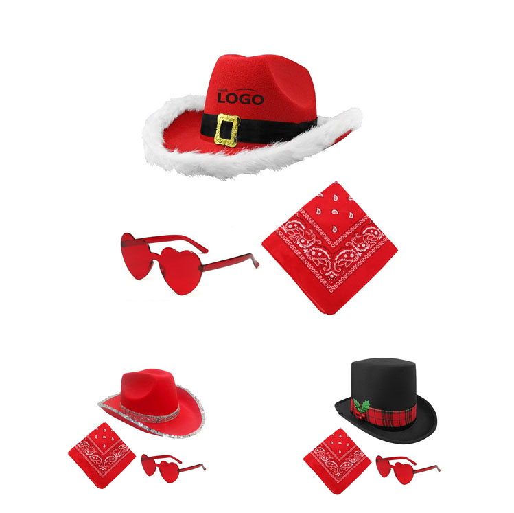 Christmas Cowboy Hat 5