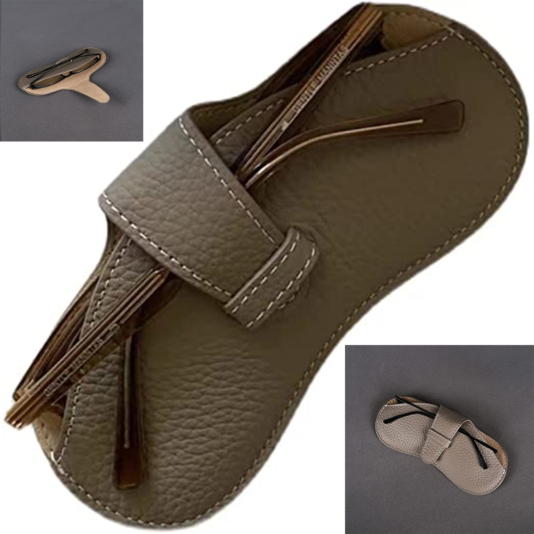 Leather Glasses Case Holder