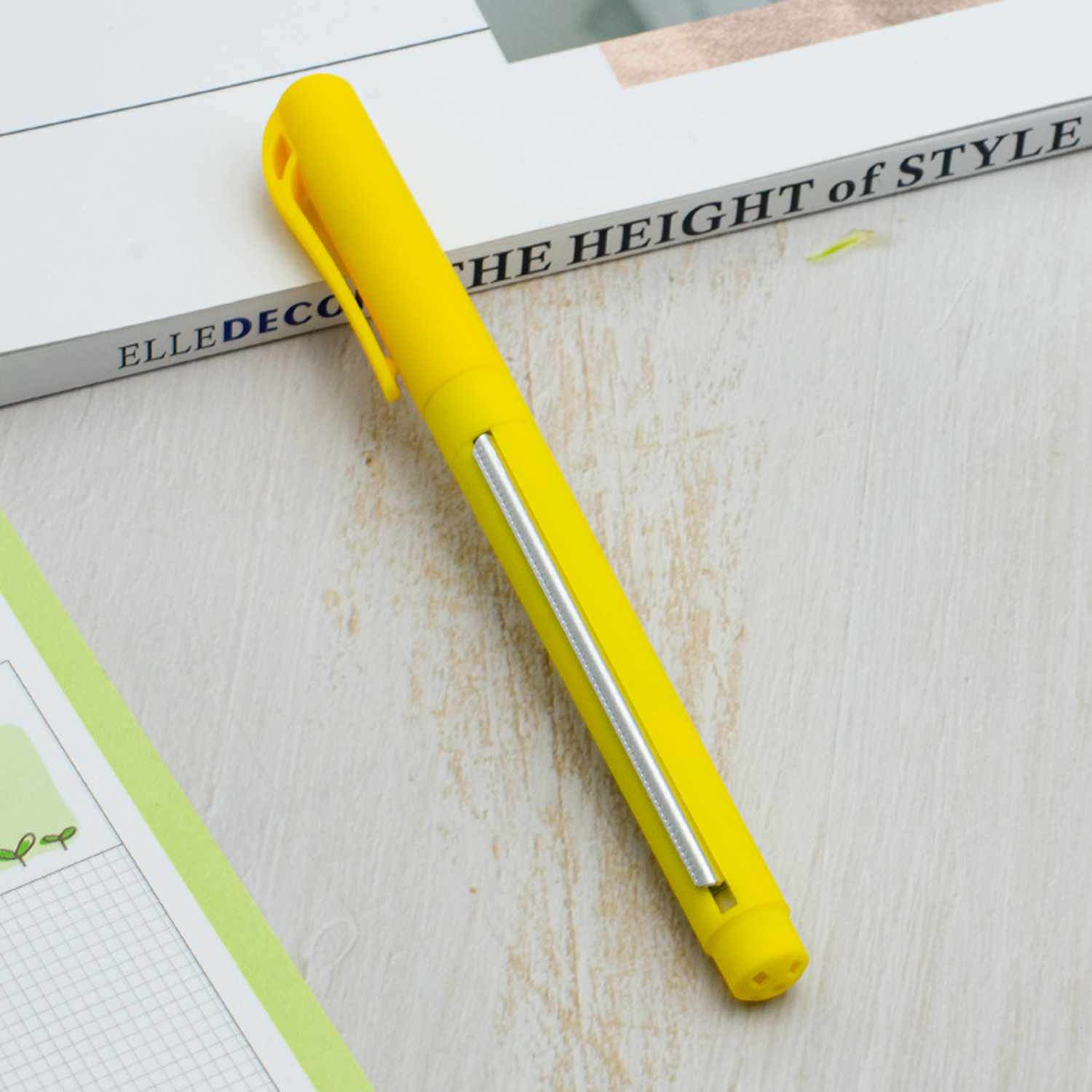 Plastic Cap Action Banner Ballpoint Pen 14
