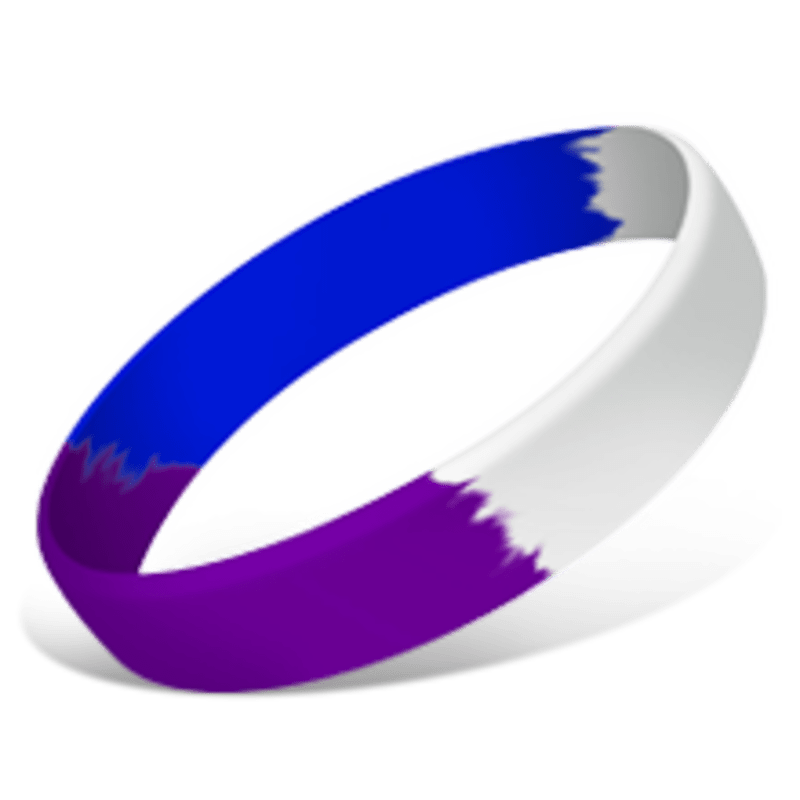 1 Inch Full Color Printed Wristbands 253