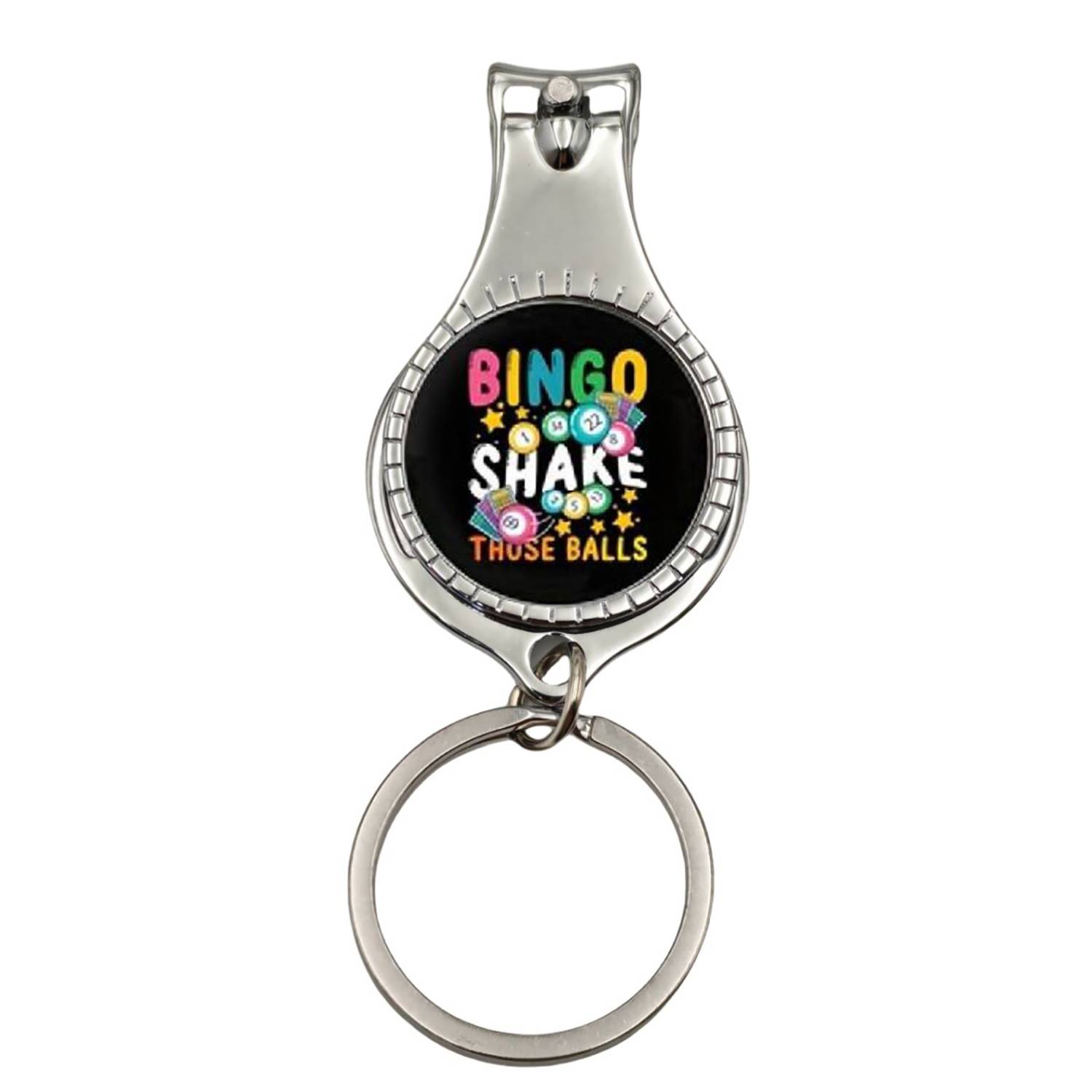 Multifunctional Retro Keychain with Opener & Nail Clipper 5