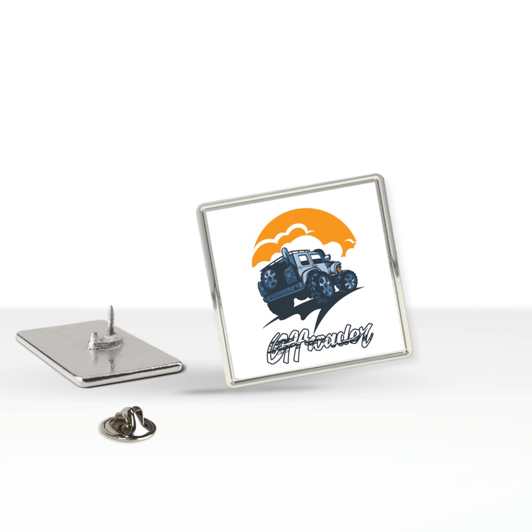 Express Lapel Pin (1 x 1 in Square) 1