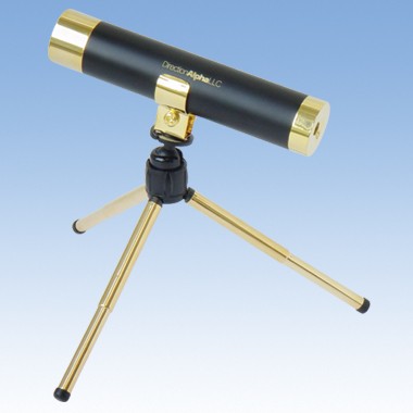 BRASS MATTE BLACK KALEIDOSCOPE W/ TRIPOD 1