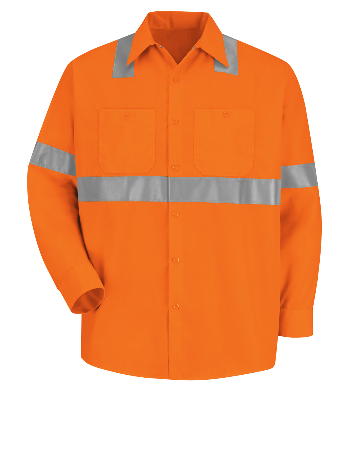 Red Kap Hi-Visibility - Men's Hi-Visibility Long Sleeve Work Shirt 3