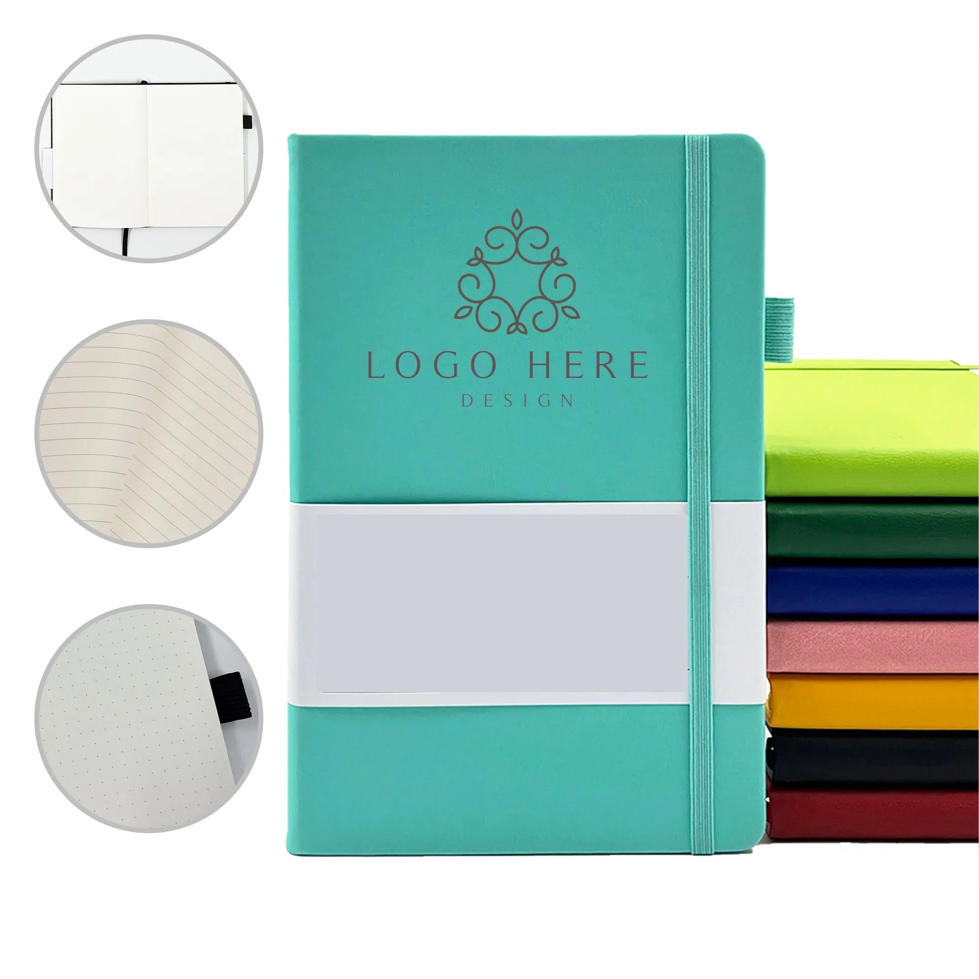 A5 Leather Notebook Multi-Function Journal 7