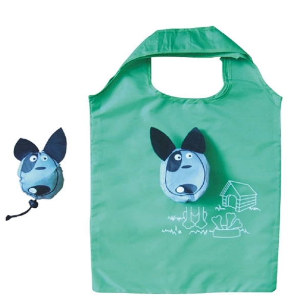 Dog Shaped Foldable Shopping Tote Bag 7
